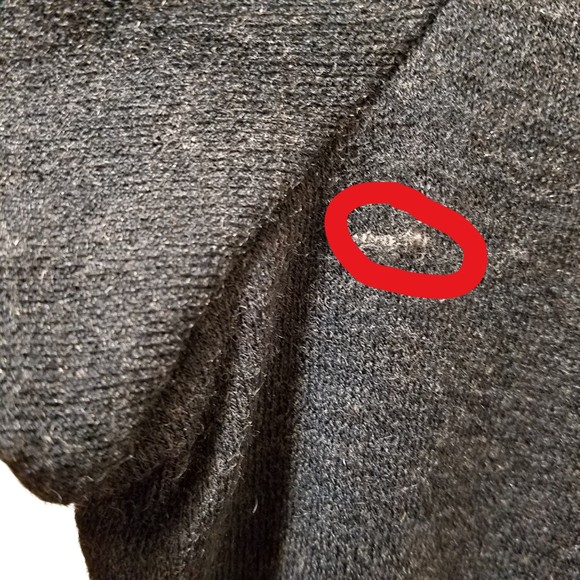 Ice Silk Black Knit Handkerchief Dress 3XL *FLAW* - Picture 4 of 4